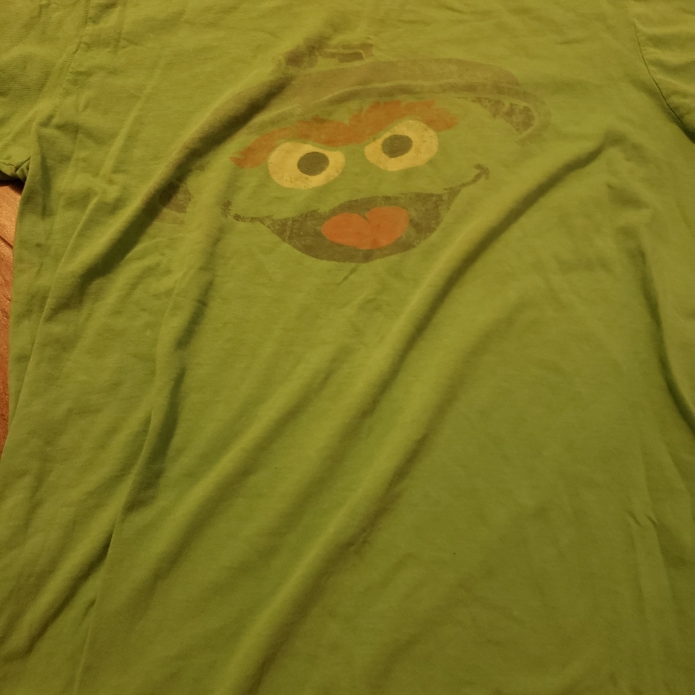 Sesame street Oscar the grinch t shirt size medium, runs a little small